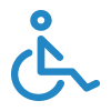 accès pour les personnes à mobilité réduite